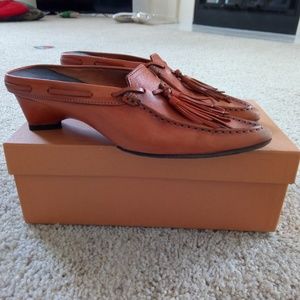 TOD,S  brushed leather